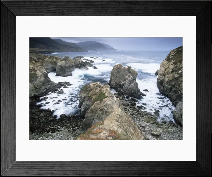 Framed Print : Rocks, Big Sur coast Framed Print : Rocks, Big Sur coast