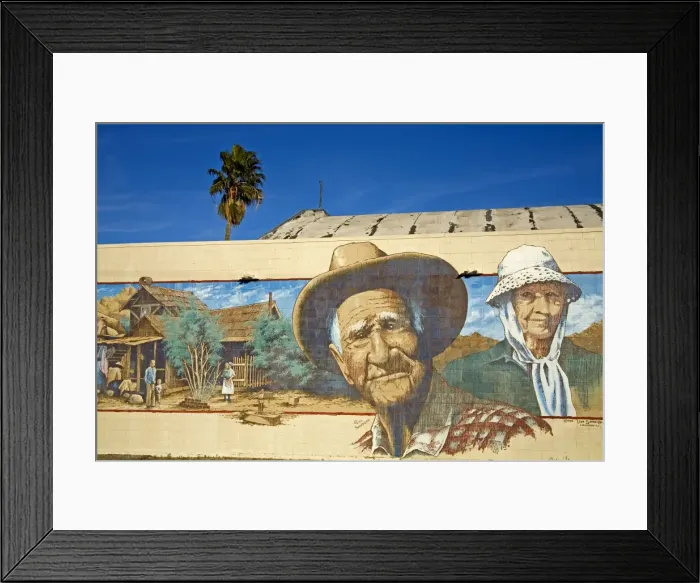 Framed Print : Mural by Peter and Dan Sawatzky Framed Print : Mural by Peter and Dan Sawatzky