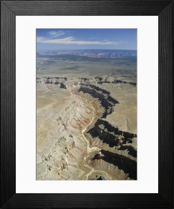 Framed Print : Aerial view of the Canyonlands, Arizona, United States of America (U Framed Print : Aerial view of the Canyonlands, Arizona, United States of America (U
