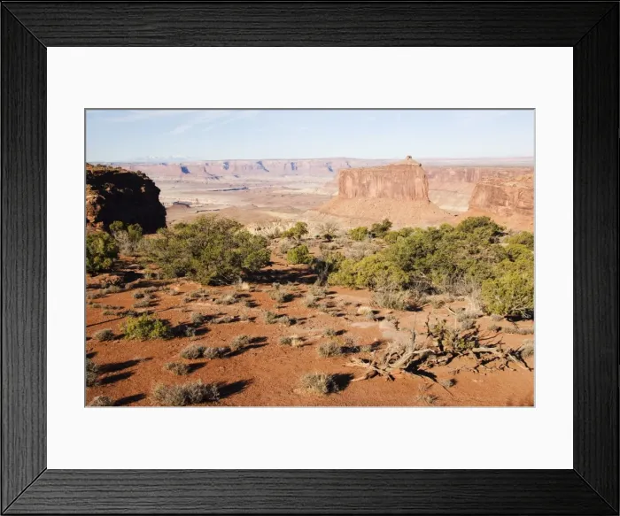 Framed Print : Plateau and canyons at Island in the Sky Framed Print : Plateau and canyons at Island in the Sky
