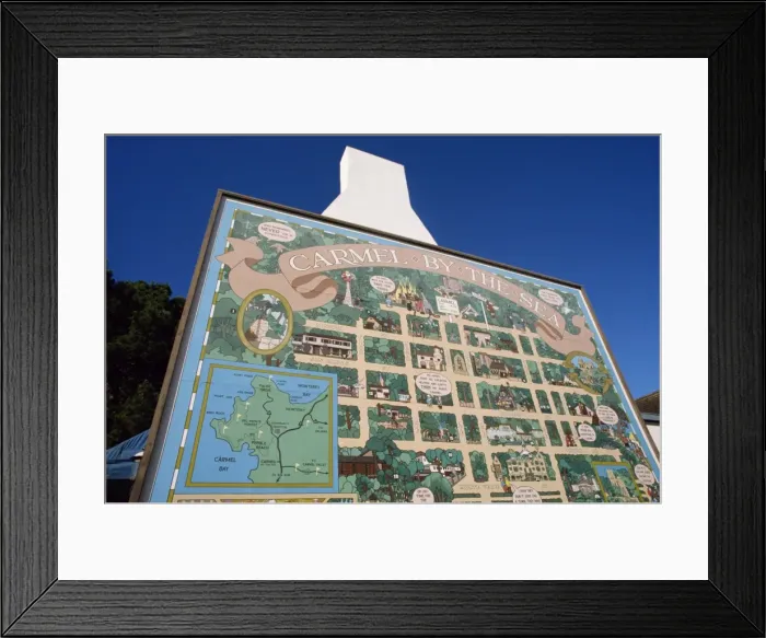 Framed Print : Close-up of mural on wall of building showing Bill Framed Print : Close-up of mural on wall of building showing Bill
