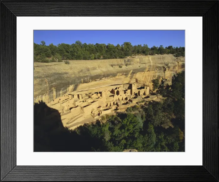 Framed Print : Cliff dwellings Framed Print : Cliff dwellings