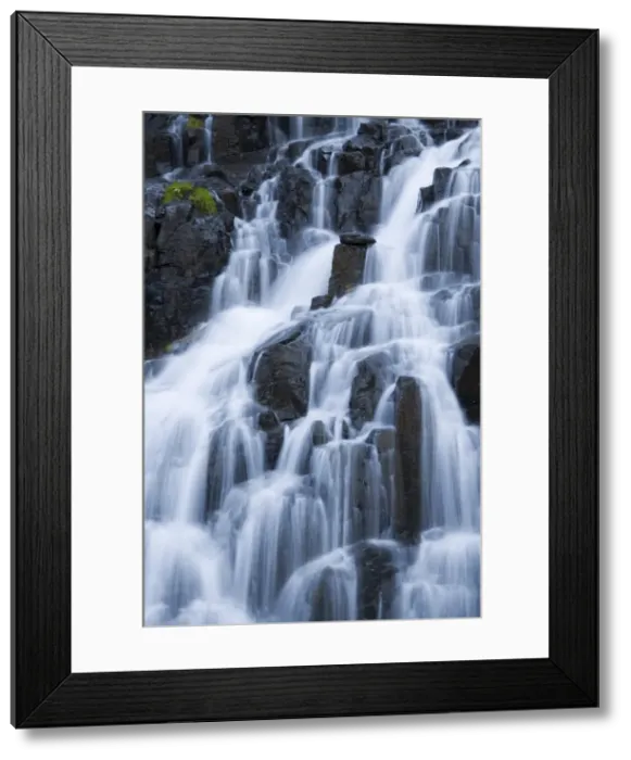 Framed Print : Detail of waterfall on Sneffels Creek Framed Print : Detail of waterfall on Sneffels Creek