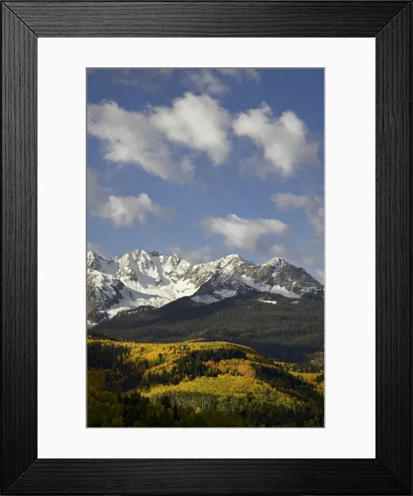 Framed Print : Sneffels Range with fall colors Framed Print : Sneffels Range with fall colors