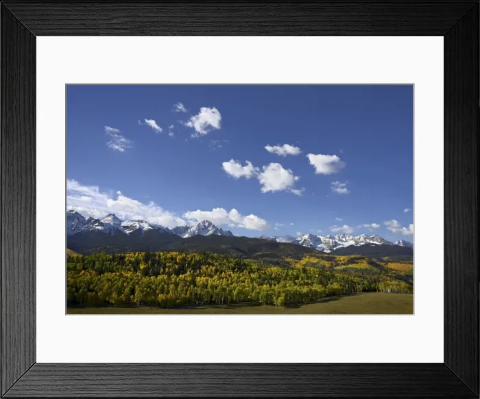 Framed Print : Sneffels Range with fall colors Framed Print : Sneffels Range with fall colors