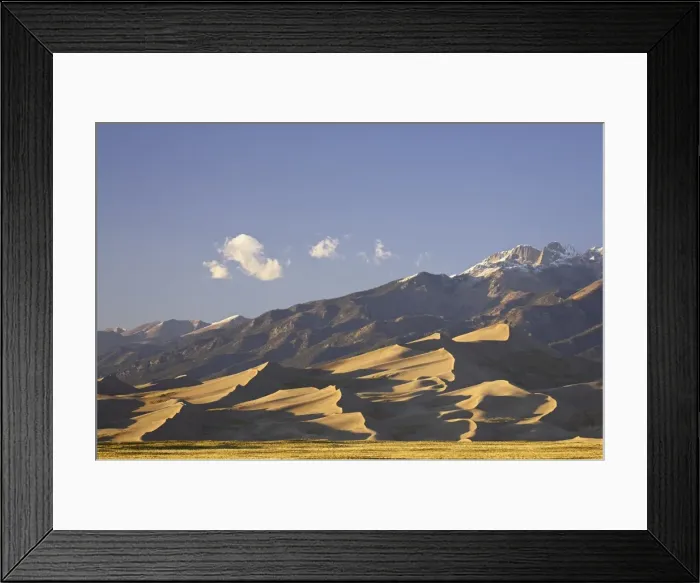 Framed Print : Sand dunes at dusk Framed Print : Sand dunes at dusk