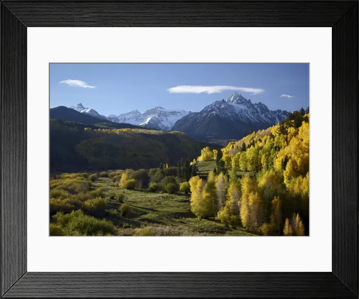 Framed Print : Sneffels Range with fall colors Framed Print : Sneffels Range with fall colors