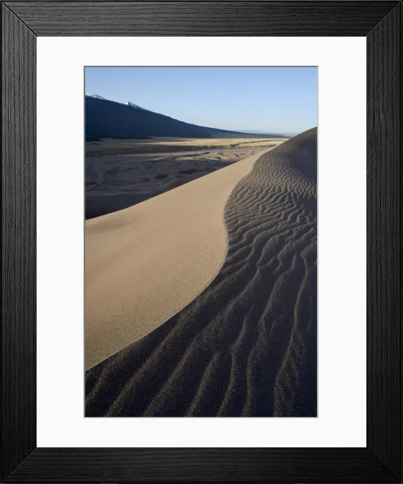 Framed Print : Sand dune ridge at dawn Framed Print : Sand dune ridge at dawn