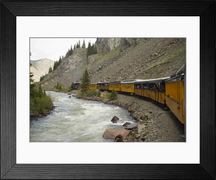 Framed Print : Durango & Silverton Train