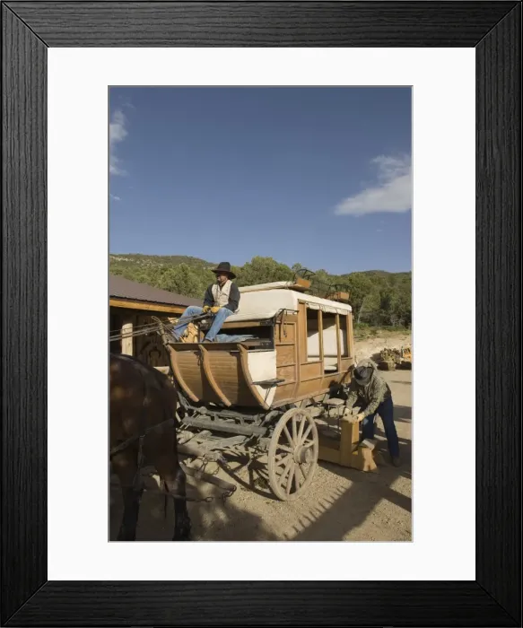 Framed Print : Bartels Mancos Valley Stage Line Framed Print : Bartels Mancos Valley Stage Line