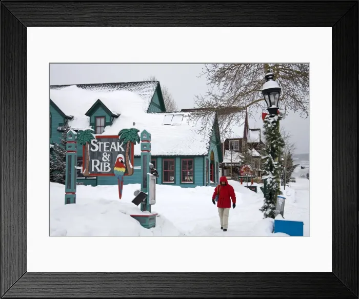 Framed Print : Restaurant in downtown Breckenridge Framed Print : Restaurant in downtown Breckenridge