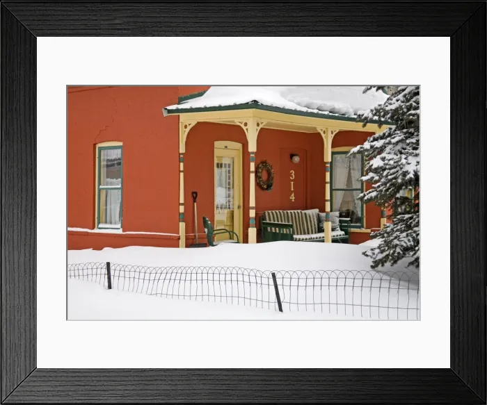 Framed Print : House in the Historic District Framed Print : House in the Historic District