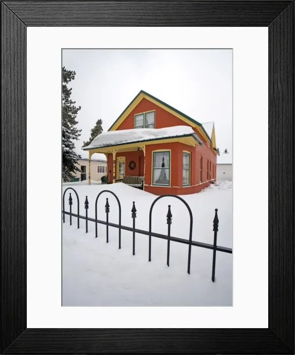 Framed Print : House in the Historic District of Breckenridge