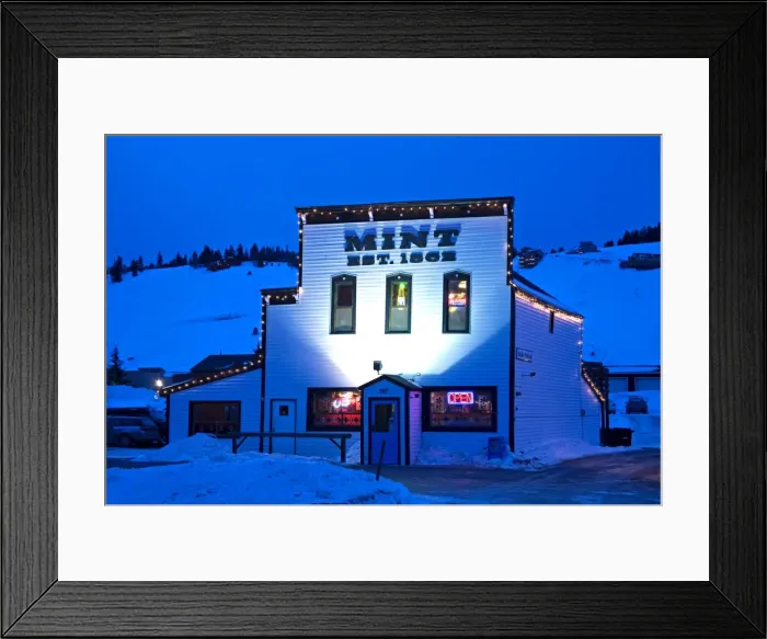 Framed Print : Historic Mint restaurant in Silverthorne Framed Print : Historic Mint restaurant in Silverthorne