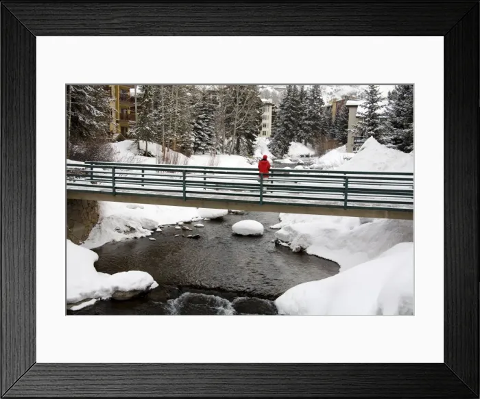 Framed Print : Bridge over Gore Creek Framed Print : Bridge over Gore Creek