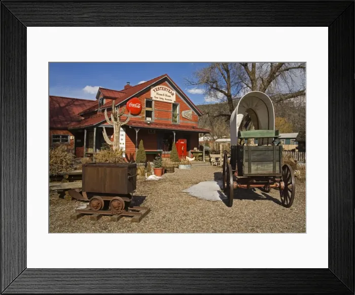 Framed Print : Antique store in El Jebel Framed Print : Antique store in El Jebel