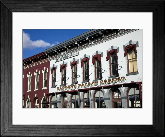 Framed Print : Historic downtown Central City Framed Print : Historic downtown Central City