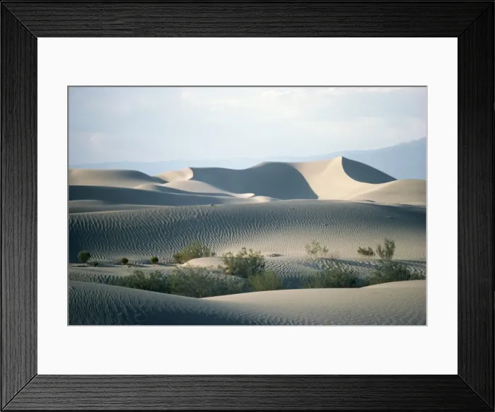 Framed Print : Sand dunes on valley floor Framed Print : Sand dunes on valley floor