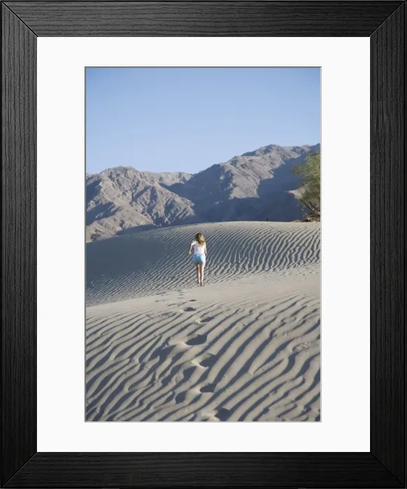 Framed Print : Woman jogging Framed Print : Woman jogging