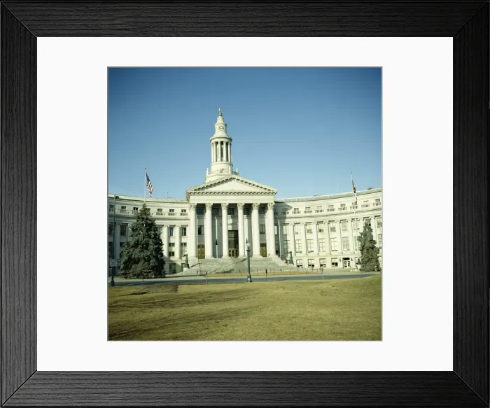Framed Print : Exterior of the City and County Building