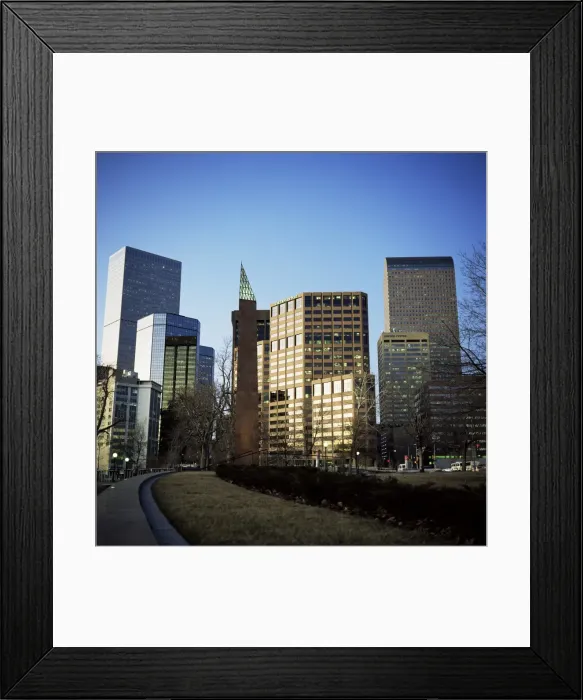 Framed Print : Civic Center Plaza Framed Print : Civic Center Plaza