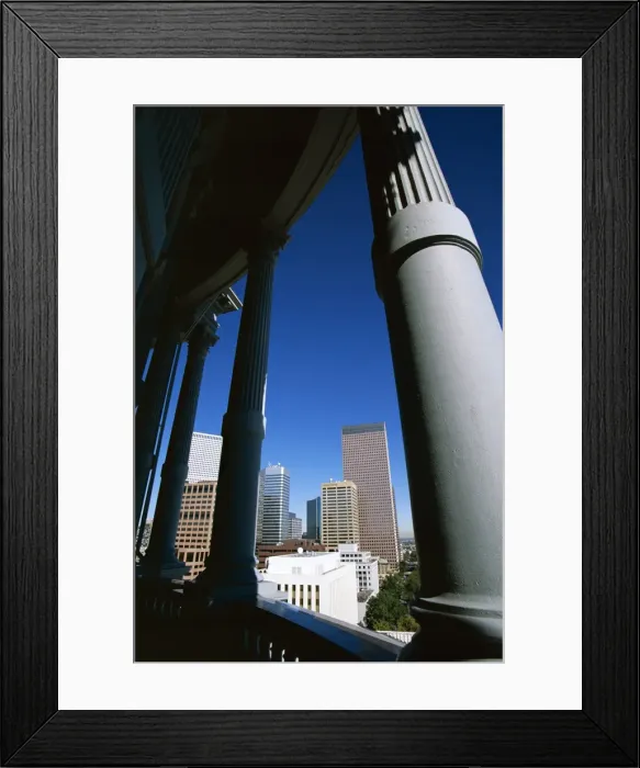 Framed Print : View from State Capitol of downtown skyline Framed Print : View from State Capitol of downtown skyline