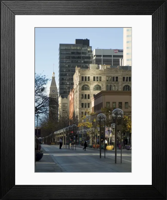Framed Print : 16th Street Mall Framed Print : 16th Street Mall