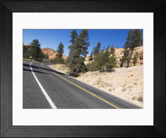 Framed Print : Red Canyon in Dixie National Forest