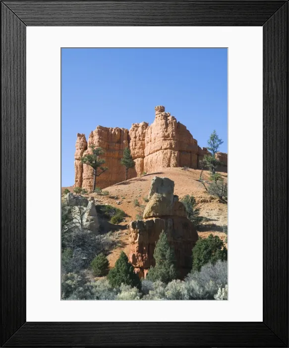 Framed Print : Red Canyon in Dixie National Forest Framed Print : Red Canyon in Dixie National Forest