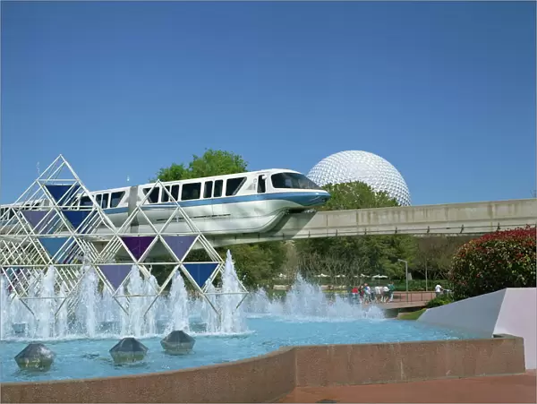 The Spaceship Earth Monorail