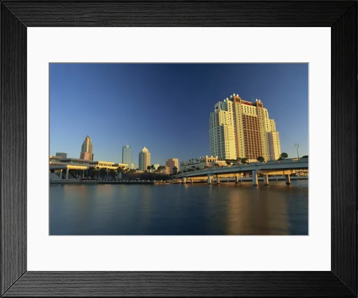 Framed Print : View from Harbour Island across the water to downtown Tampa Framed Print : View from Harbour Island across the water to downtown Tampa