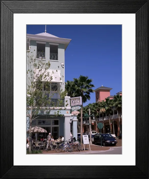 Framed Print : Celebration Town Framed Print : Celebration Town