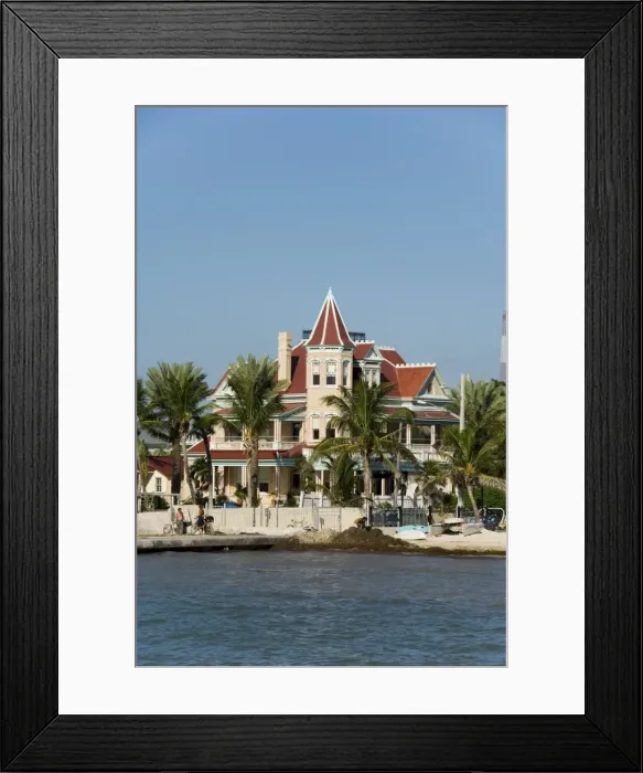 Framed Print : Southernmost House (Mansion) Hotel and Museum Framed Print : Southernmost House (Mansion) Hotel and Museum