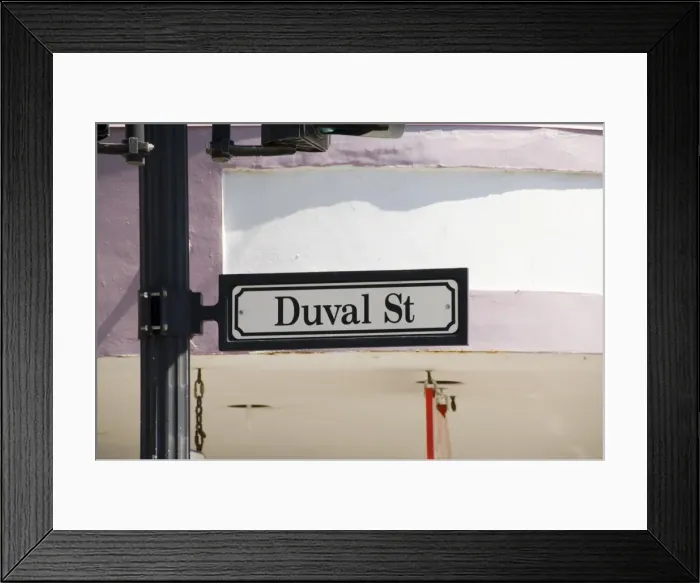 Framed Print : Duval Street Framed Print : Duval Street
