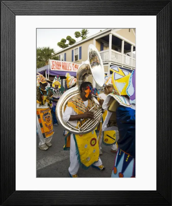 Framed Print : Goombay Festival in Bahama Village