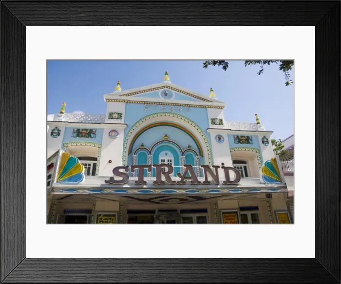 Framed Print : Movie theater converted into shop Framed Print : Movie theater converted into shop