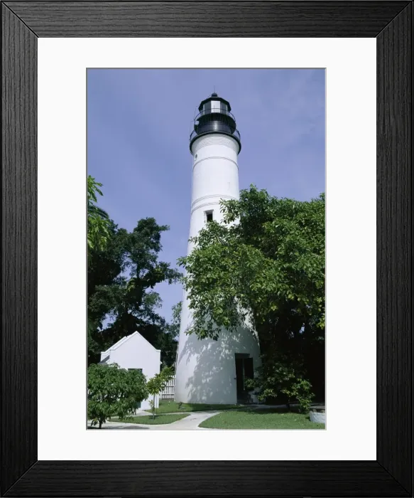 Framed Print : Lighthouse, Key West, Florida, United States of America (U Framed Print : Lighthouse, Key West, Florida, United States of America (U