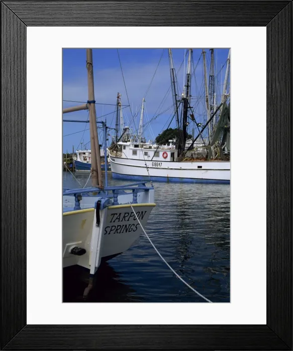 Framed Print : Sponge Docks and boats Framed Print : Sponge Docks and boats