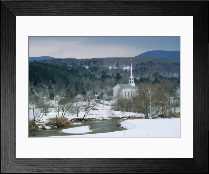 Framed Print : Winter in Stowe Framed Print : Winter in Stowe