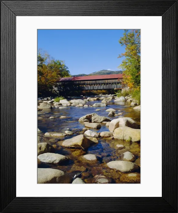 Framed Print : Albany Covered Bridge Framed Print : Albany Covered Bridge