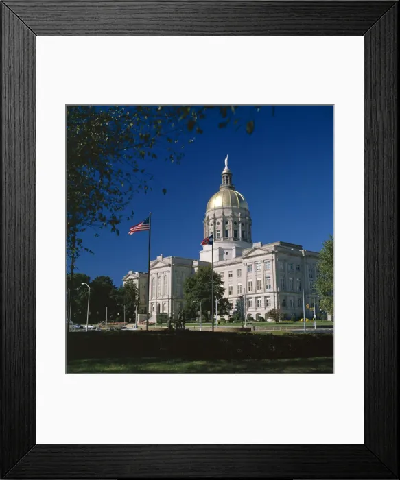 Framed Print : Exterior of the Georgia State Capitol building Framed Print : Exterior of the Georgia State Capitol building