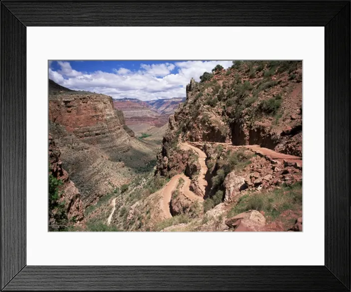 Framed Print : The Bright Angel Trail Framed Print : The Bright Angel Trail