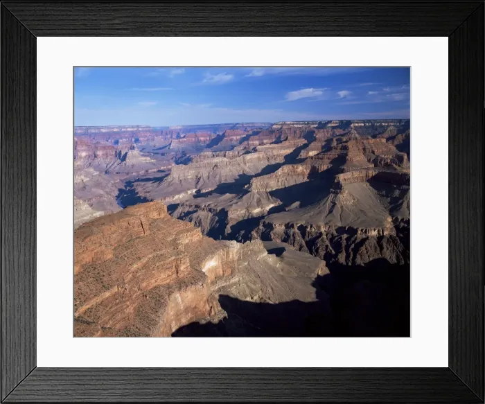 Framed Print : View of canyon and distant Colorado River from Framed Print : View of canyon and distant Colorado River from