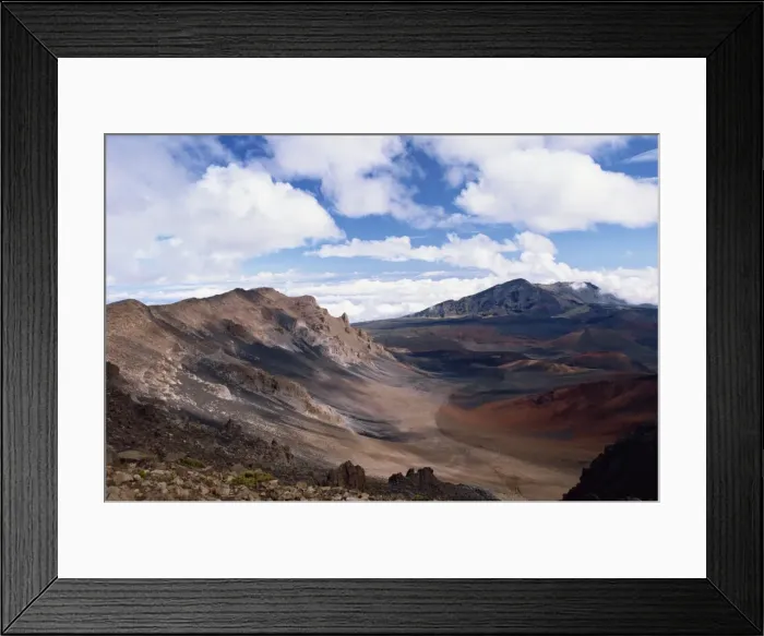 Framed Print : The Haleakala Crater on the island of Maui Framed Print : The Haleakala Crater on the island of Maui