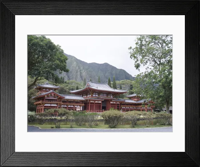 Framed Print : Byodo-In Temple Framed Print : Byodo-In Temple