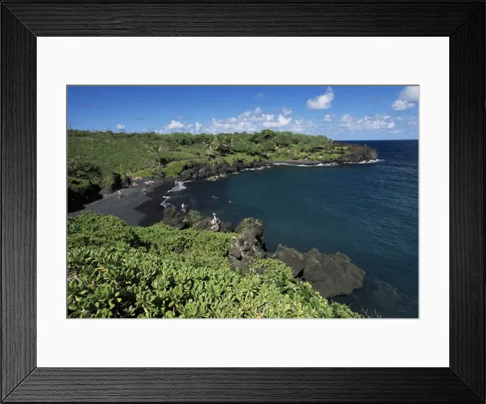 Framed Print : Walanapanapa Beach Framed Print : Walanapanapa Beach