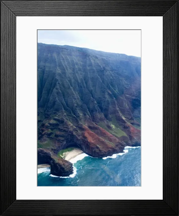 Framed Print : Na Pali, north coast of the island of Kauai Framed Print : Na Pali, north coast of the island of Kauai