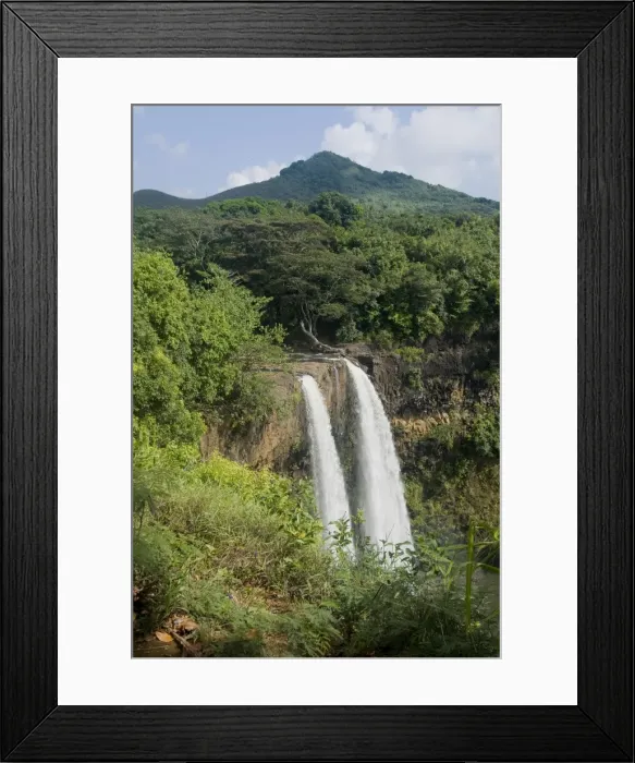 Framed Print : Wailua Falls Framed Print : Wailua Falls