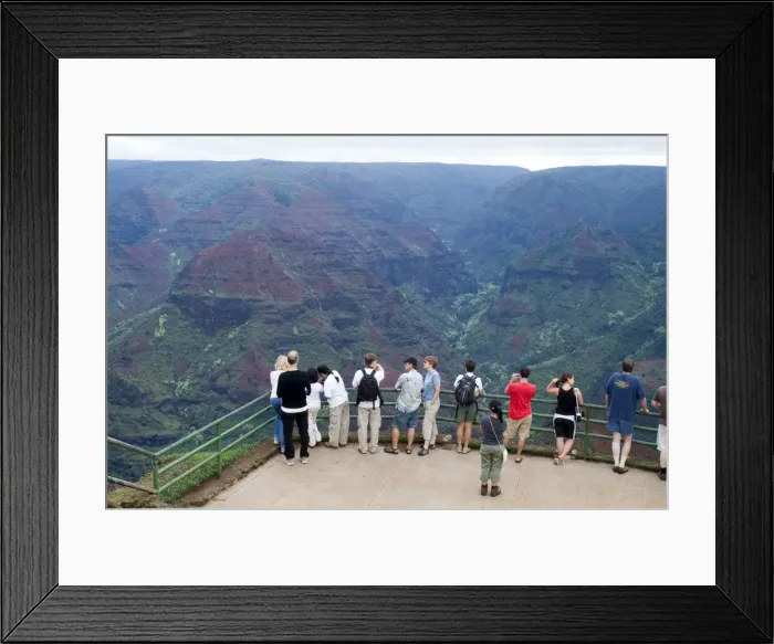 Framed Print : Waimea Canyon view
