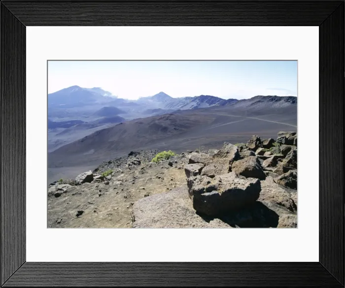 Framed Print : Part of the vast crater of 10023 ft Haleakala Framed Print : Part of the vast crater of 10023 ft Haleakala